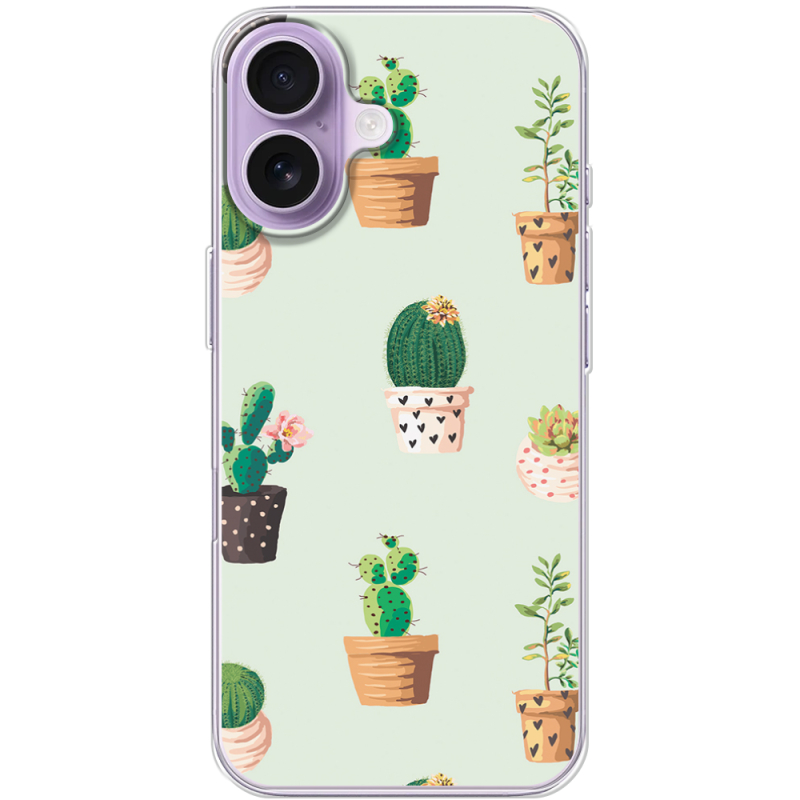 Чохол BoxFace Apple iPhone 17 L-green Cacti