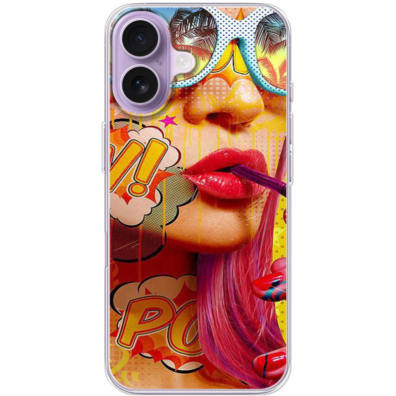 Чохол BoxFace Apple iPhone 17 Yellow Girl Pop Art