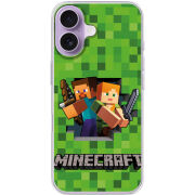 Чохол BoxFace Apple iPhone 17 Майнкрафт Стів і Алекс