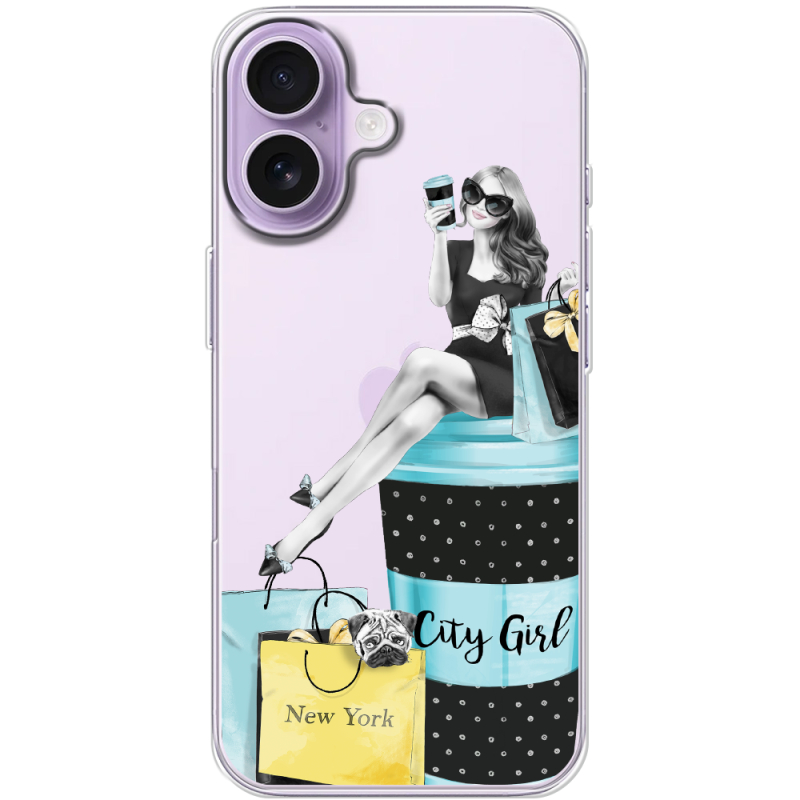 Прозорий чохол BoxFace Apple iPhone 17 City Girl