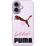 Прозорий чохол BoxFace Apple iPhone 17 Wild Cat