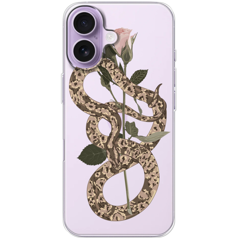 Прозорий чохол BoxFace Apple iPhone 17 Glamor Snake
