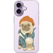 Прозорий чохол BoxFace Apple iPhone 17 Dog Coffeeman