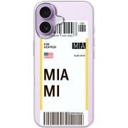 Прозорий чохол BoxFace Apple iPhone 17 Ticket Miami