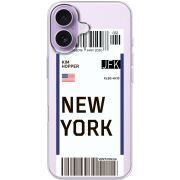 Прозорий чохол BoxFace Apple iPhone 17 Ticket New York