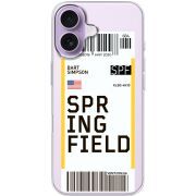 Прозорий чохол BoxFace Apple iPhone 17 Ticket Springfield