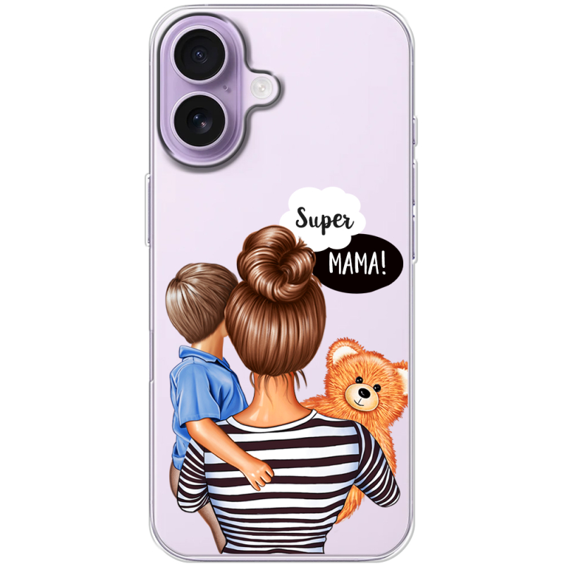 Прозорий чохол BoxFace Apple iPhone 17 Super Mama and Son
