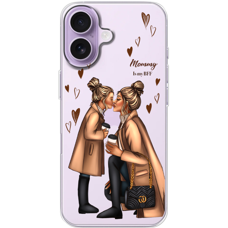 Прозорий чохол BoxFace Apple iPhone 17 Mommy Is My BFF