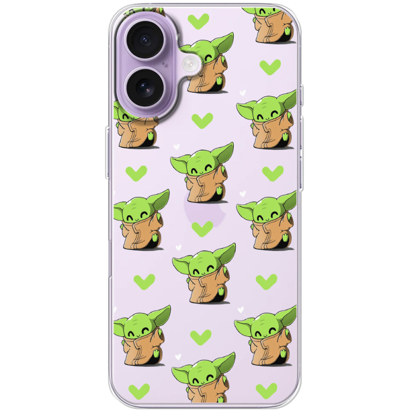 Прозорий чохол BoxFace Apple iPhone 17 Pattern Baby Yoda