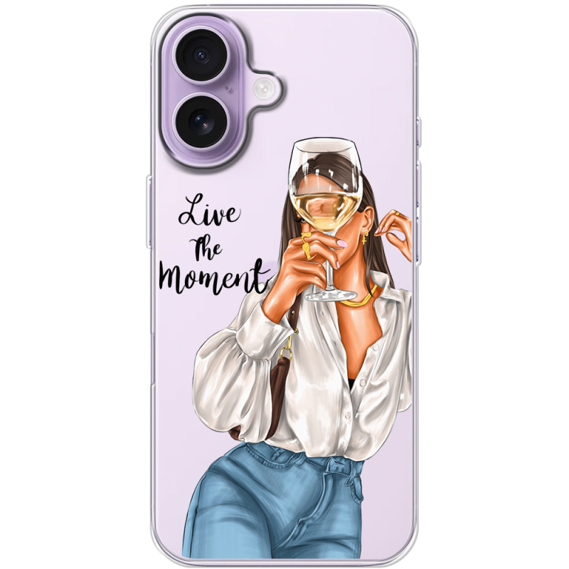 Прозорий чохол BoxFace Apple iPhone 17 Live The Moment