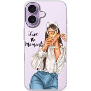 Прозорий чохол BoxFace Apple iPhone 17 Live The Moment