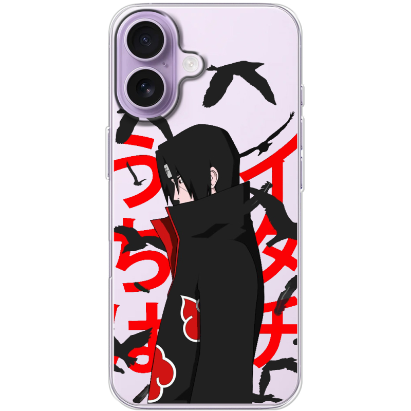 Прозорий чохол BoxFace Apple iPhone 17 Учиха Итачи