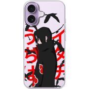 Прозорий чохол BoxFace Apple iPhone 17 Учиха Итачи
