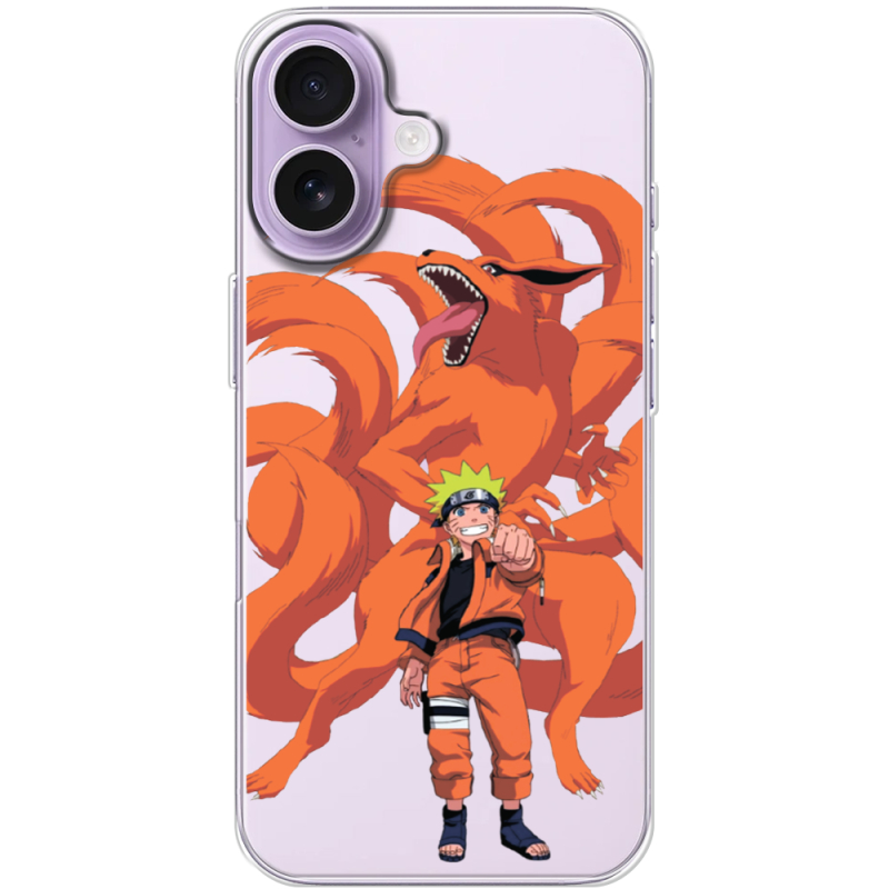 Прозорий чохол BoxFace Apple iPhone 17 Naruto and Kurama