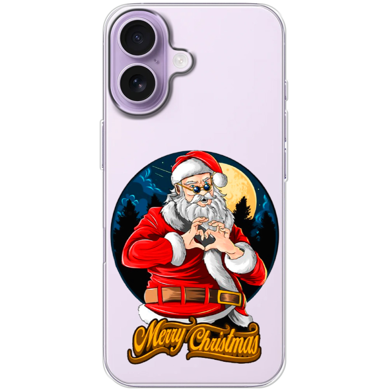 Прозорий чохол BoxFace Apple iPhone 17 Cool Santa