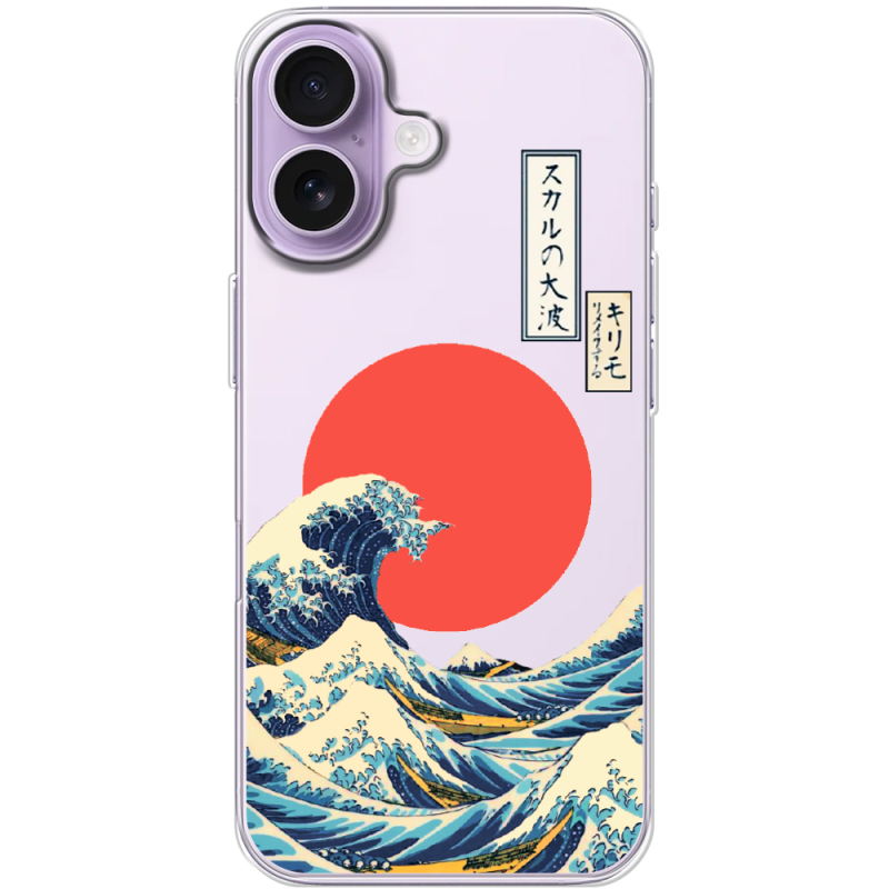 Прозорий чохол BoxFace Apple iPhone 17 Большая волна в Канагаве