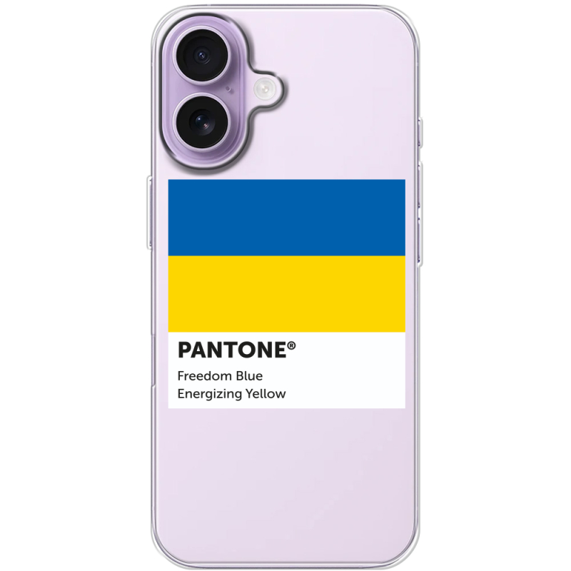 Прозорий чохол BoxFace Apple iPhone 17 Pantone вільний синій