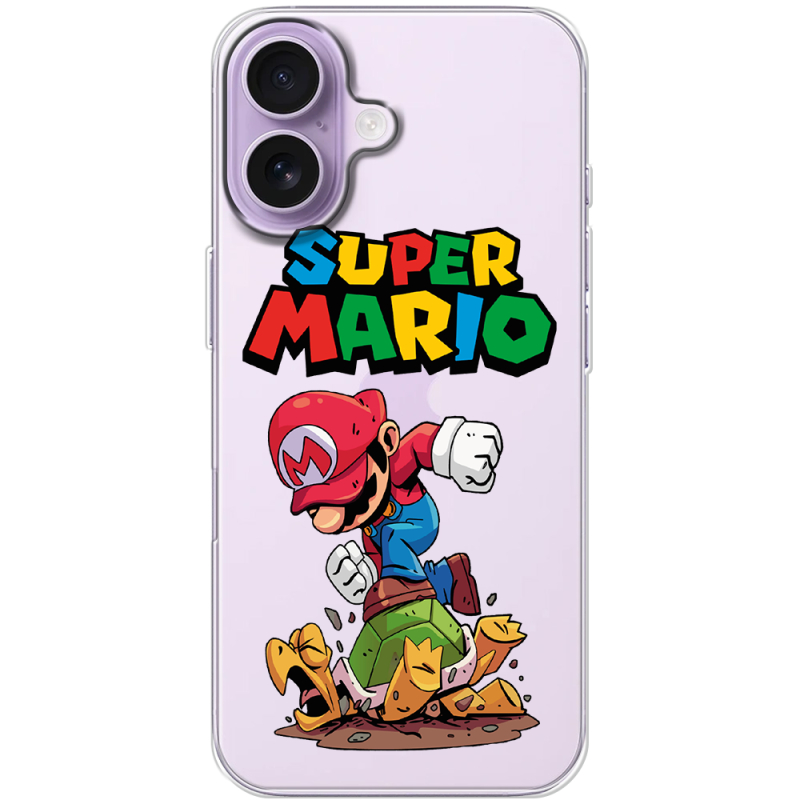 Прозорий чохол BoxFace Apple iPhone 17 Super Mario