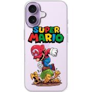 Прозорий чохол BoxFace Apple iPhone 17 Super Mario