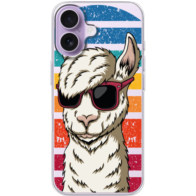 Прозорий чохол BoxFace Apple iPhone 17 Стильна Лама