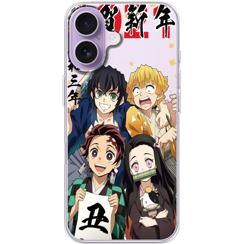 Прозорий чохол BoxFace Apple iPhone 17 Незуко та друзі