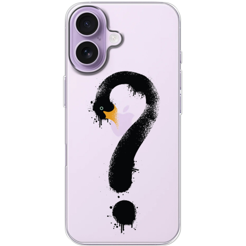 Прозорий чохол BoxFace Apple iPhone 17 Swan question