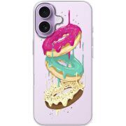 Прозорий чохол BoxFace Apple iPhone 17 Donuts
