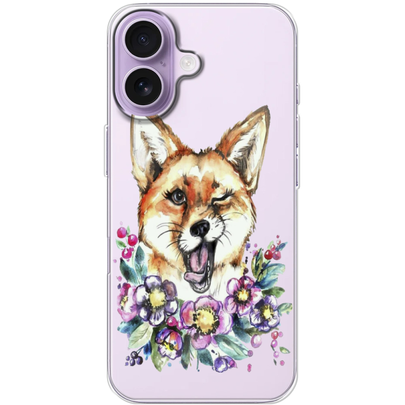 Прозорий чохол BoxFace Apple iPhone 17 Winking Fox