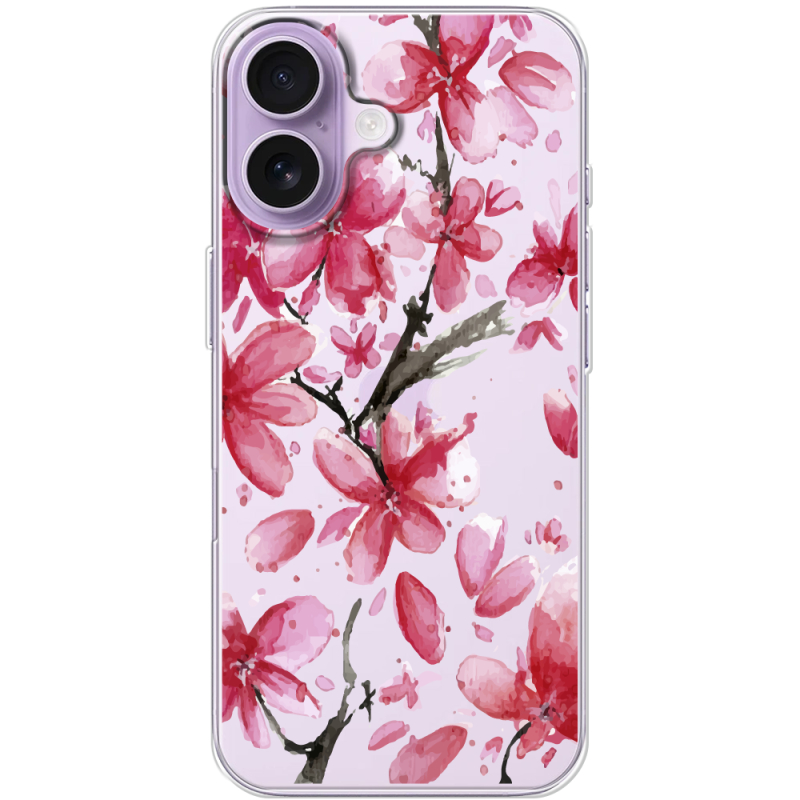 Прозорий чохол BoxFace Apple iPhone 17 Pink Magnolia