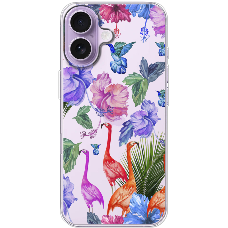 Прозорий чохол BoxFace Apple iPhone 17 Flamingo