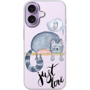 Прозорий чохол BoxFace Apple iPhone 17 Just Love