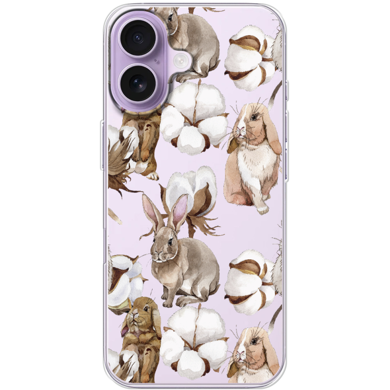 Прозорий чохол BoxFace Apple iPhone 17 Cotton and Rabbits