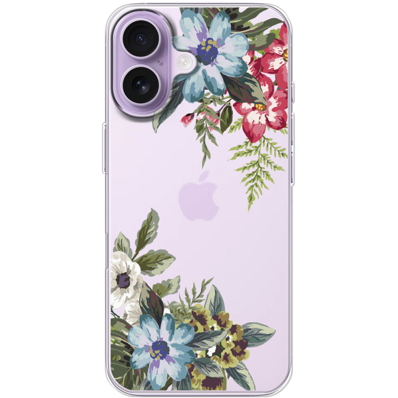 Прозорий чохол BoxFace Apple iPhone 17 Floral