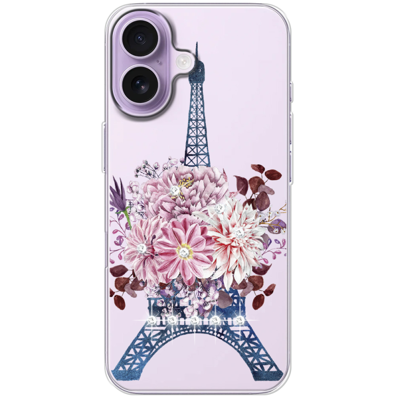 Чохол зі стразами Apple iPhone 17 Eiffel Tower
