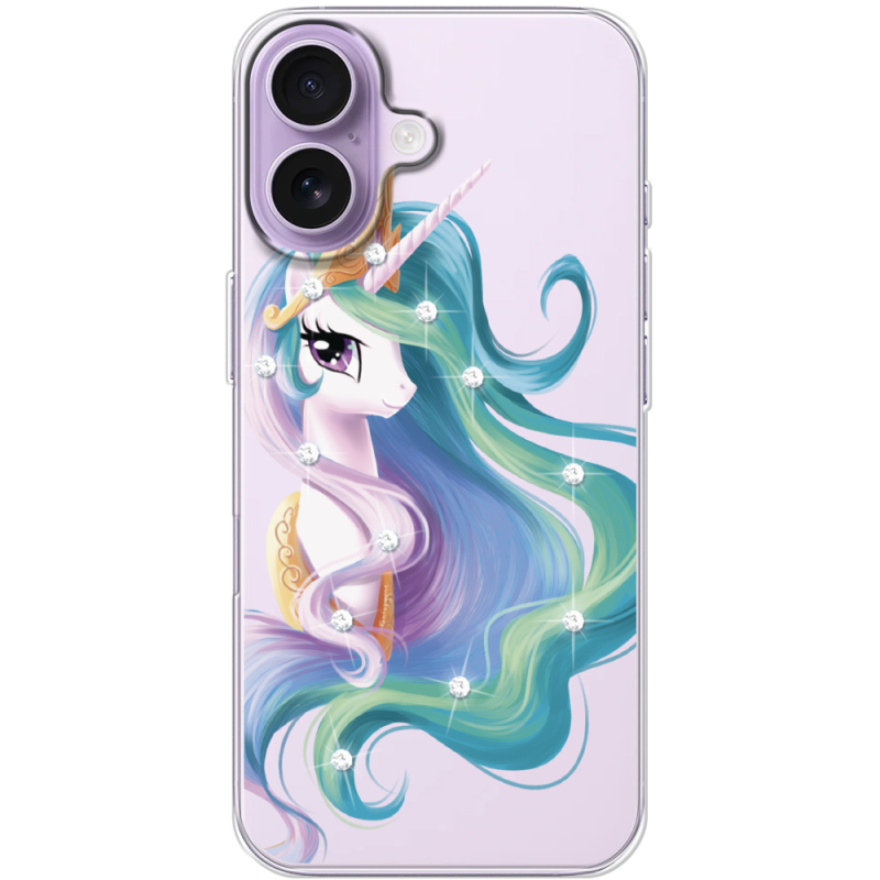 Чохол зі стразами Apple iPhone 17 Unicorn Queen