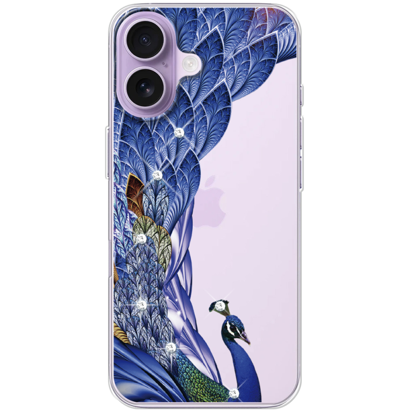 Чохол зі стразами Apple iPhone 17 Peafowl