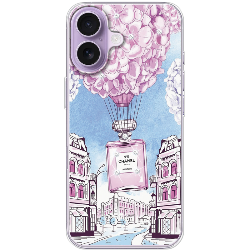 Чохол зі стразами Apple iPhone 17 Perfume bottle