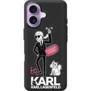 Чорний чохол BoxFace Apple iPhone 17 For Karl