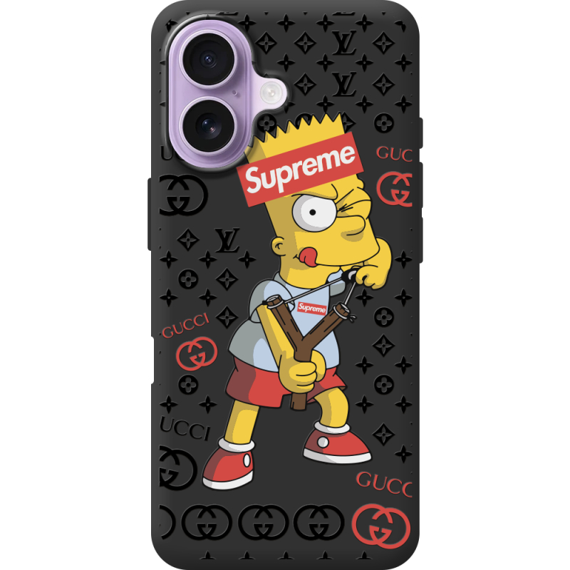 Чорний чохол BoxFace Apple iPhone 17 Yellow Fun