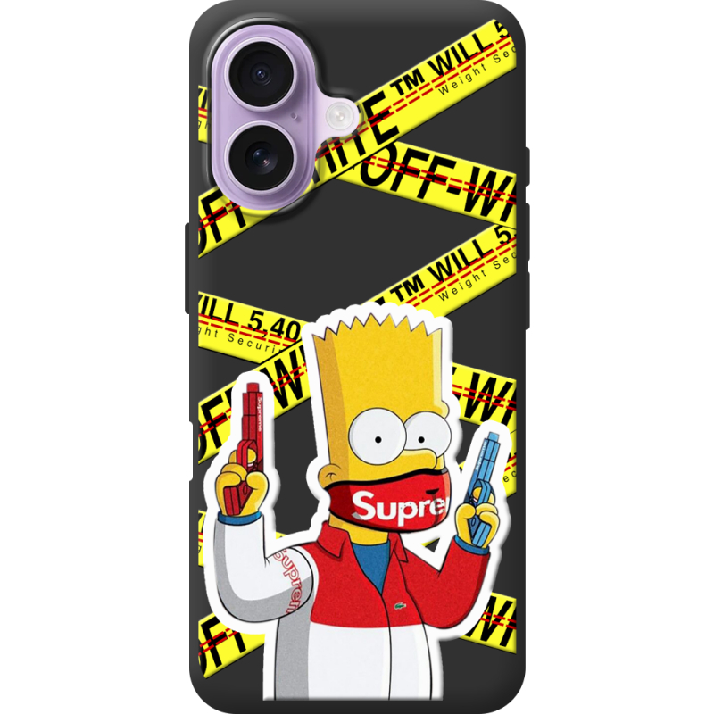 Чорний чохол BoxFace Apple iPhone 17 White Bart