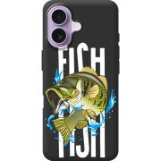 Чорний чохол BoxFace Apple iPhone 17 Fish