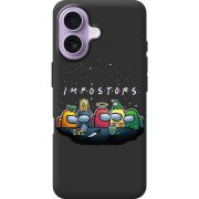 Чорний чохол BoxFace Apple iPhone 17 Among Us Impostors