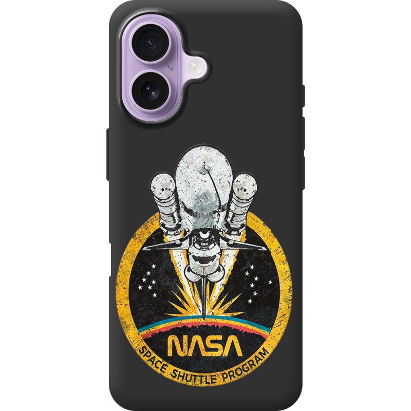 Чорний чохол BoxFace Apple iPhone 17 NASA Spaceship