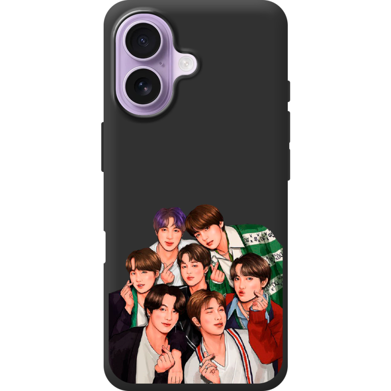 Чорний чохол BoxFace Apple iPhone 17 BTS