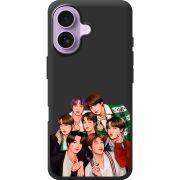Чорний чохол BoxFace Apple iPhone 17 BTS