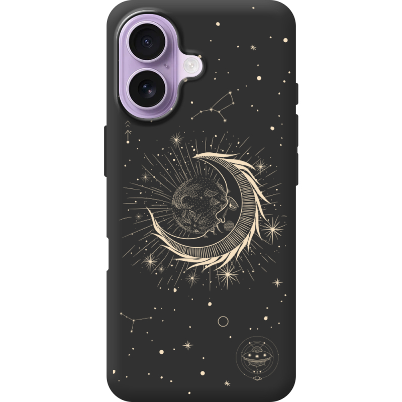 Чорний чохол BoxFace Apple iPhone 17 Moon