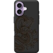 Чорний чохол BoxFace Apple iPhone 17 Chinese Dragon