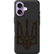 Чорний чохол BoxFace Apple iPhone 17 Ukrainian Trident
