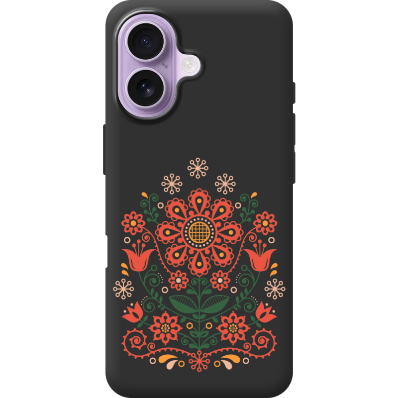 Чорний чохол BoxFace Apple iPhone 17 Ukrainian Ornament