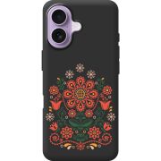 Чорний чохол BoxFace Apple iPhone 17 Ukrainian Ornament